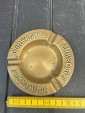 antique brass ashtray Original