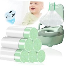 100 Pack Potty Chair Liners with Drawstring,Training 1 Count Pack of 100 
