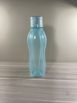 #ad Tupperware Medium Eco Water Bottle 16 oz Teal Reusable New $11.84