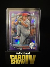 CODY BOWKER /250 PURPLE 2025 Bowman Draft Chrome 1st Prospect Phillies #BDC-140