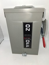 30 Amp Disconnect Switch 2 Pole 110/240V, Fused Safety Switch