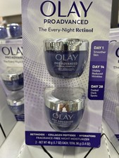 Olay Proadvanced Retinol Night Moisturizer 1.7 oz., 2 pk. Fragrance Free New