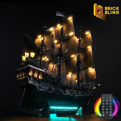 BrickBling LED Light for LEGO Captain Jack Sparrow's Pirate Ship 10365 (RC) DIY