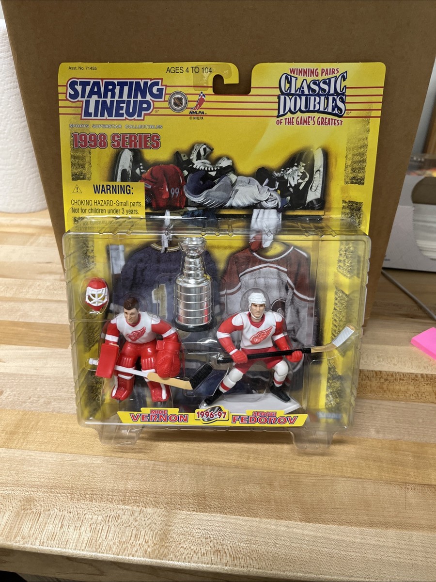 1998 Series Classic Doubles【NHL】ロア＆ルクレア Redwings Mike Vernon And Sergei Federov 1998 Starting Lineup
