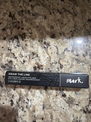 Avon Mark Draw The Line Waterproof Liquid Eye Liner MAX New In Box Dis retired