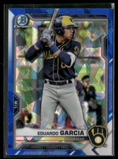 2021 Bowman Draft Sapphire Edition #BDC-22 Eduardo Garcia