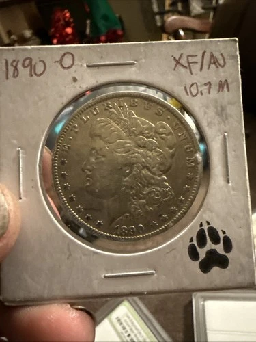 1890 O Morgan Silver Dollar XF-AU Better Date New Orleans Mint (Z3)