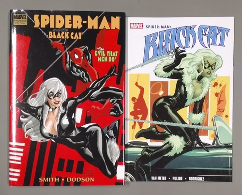Spider-Man - Black Cat TPB HC lot - The Evil that Men Do - Amazing - Hardcover