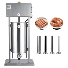 Electric Sausage Stuffer 15L Variable Speed Sausage Maker Stainless Steel