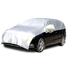 Half Car Cover All Weather Car Body Cover Sunshade Cover Snow Cover Waterproof