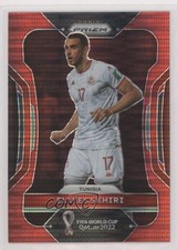 2022 Panini Prizm World Cup Qatar Breakaway Red 74/99 Ellyes Skhiri #194 i7u