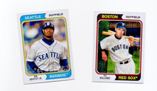 2020 Topps Archive Ted Williams #101 and Ken Griffey Jr #153