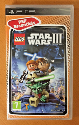 PAL NEW sealed LEGO STAR WARS III 3 Clone Wars SONY PSP European Import SHIPS US