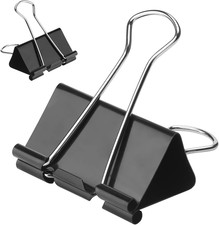 48 Pack Extra Large Binder Clips 2 Inch Paper Clip Large Binding Clip, Jumbo Pap