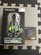 GravaStar Mercury M1 Pro Gaming Maus + 4K Ada...