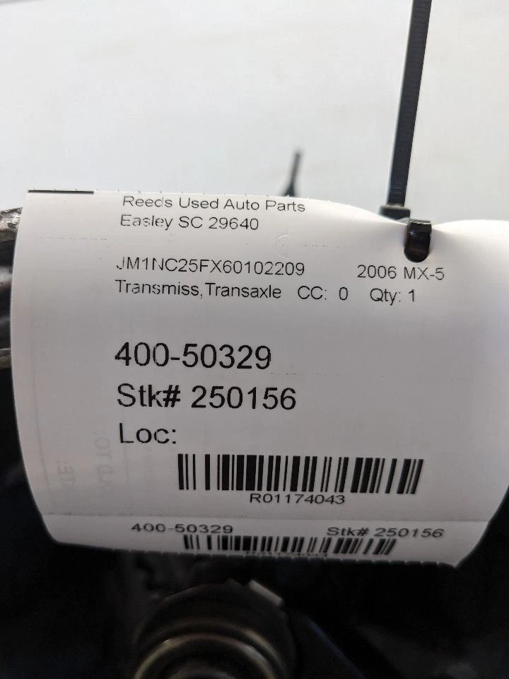 Manual Transmission ABS 6 Speed Fits 06-08 MAZDA MX-5 MIATA 1174043 - Image 2 of 4