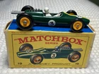 Matchbox/Lesney #19D LOTUS RACING CAR, w/Type F Box, in Mint condition!
