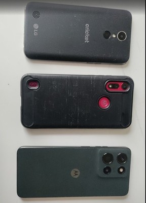 LG Harmony Unlocked/Motorola E6S Unlocked /Moto G 2025 Locked  Combo Deal