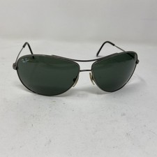 Ray-Ban RB3293 004/71 63-13 GUNMETAL W/ GREEN POLYCARBONATE LENS A420
