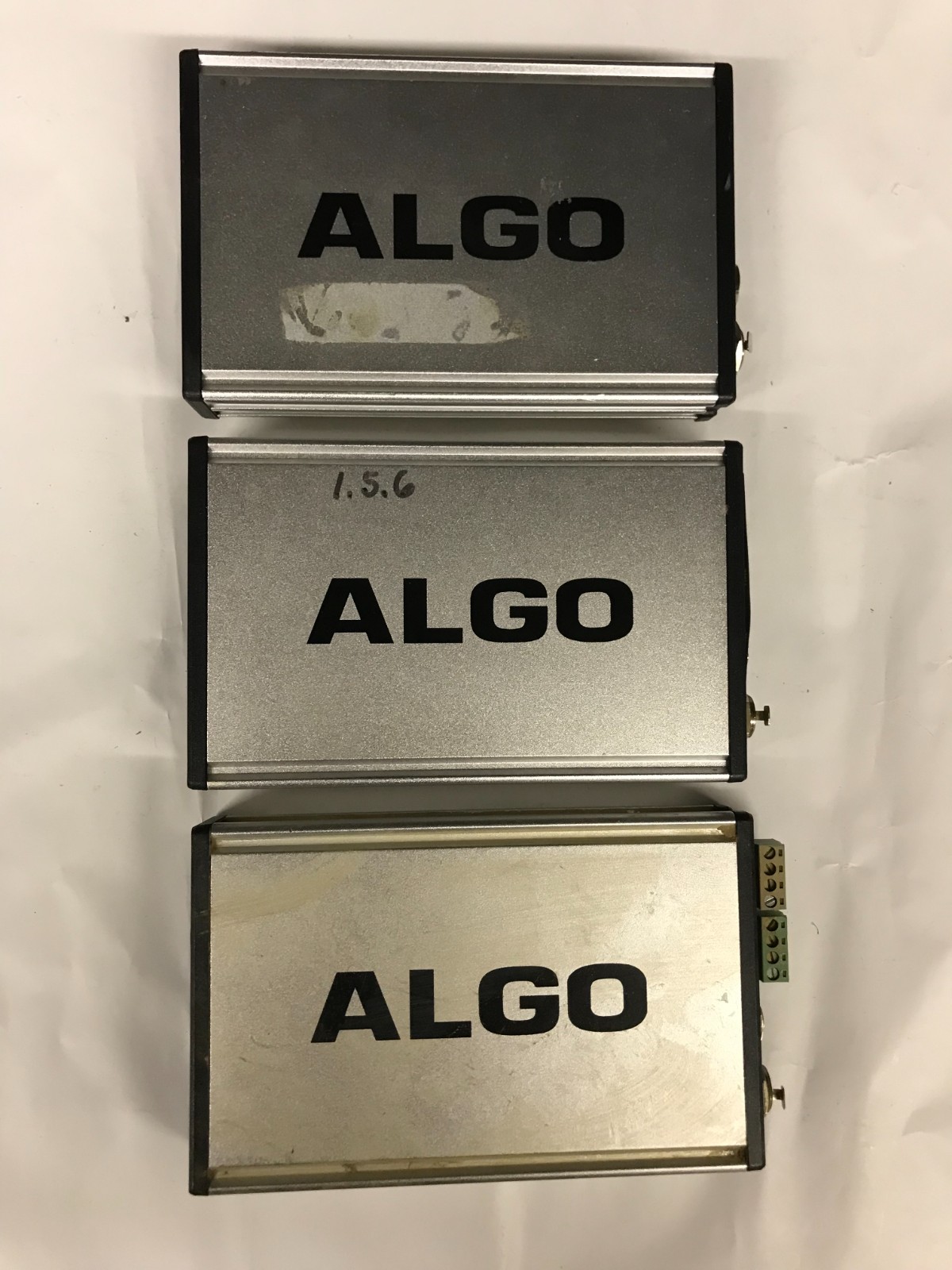 Lot of 3 Algo 8301 Paging Adapter Scheduler AS-IS Damaged