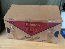 Klipsch KV2 Black Wood Center Speaker 75-Watts RMS Crystal Clear Dialogue