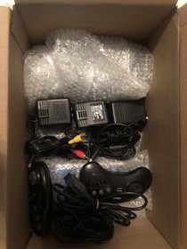 SEGA GENESIS Model 2, CD, 32X - TOWER OF POWER Lot:  GAMES, TESTED with HDMI KIT