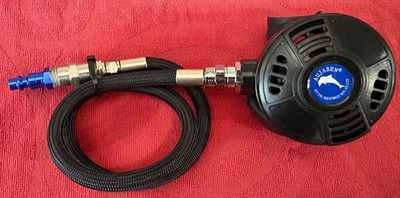 Hookah Diving 2nd stage Albacore regulator 20'' LP line braided