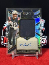2025 Select Jumbo Rookie Auto  #JRS-THN TreVeyon Henderson #/249 Patriots SP JA