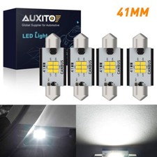 4pcs Error Free 578 211-2 Led Festoon Interior Dome Map Light Bulb White Auxito