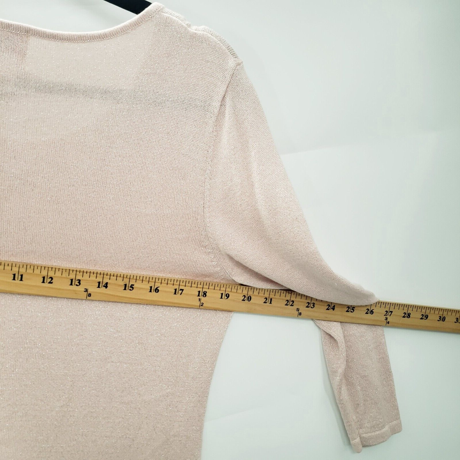 Ruby Rd. Large Pink Sweater Eomens Rhinestone Met… - image 6