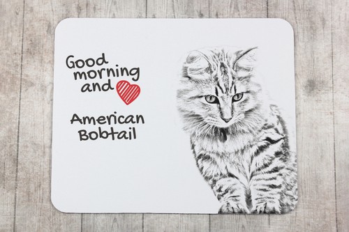 Amerikanisch Bobtail Mauspad mit Katze Art-Dog - Bild 3 von 7