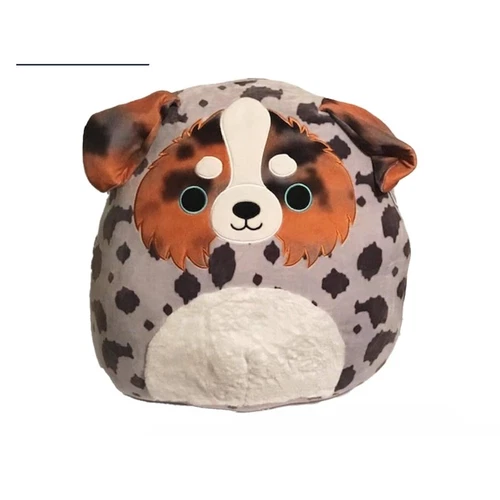 24 inch Squishmallows Plush Dog Stuffed Australian Shepherd Raylor Pillow