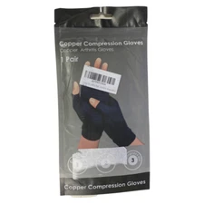 Copper Arthritis Compression Gloves Hand Support Joint Pain Relief -1Pair