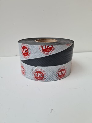 Feuchtigkeitsfeste Kursrolle DPC Ziegelsteinarbeiten 100mmx30m BBA zugelassen BS6515