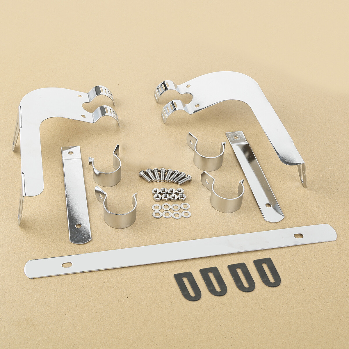 s サイズ 39mm Windshield Bracket Fit For Harley Dyna Super Wide Glide Low