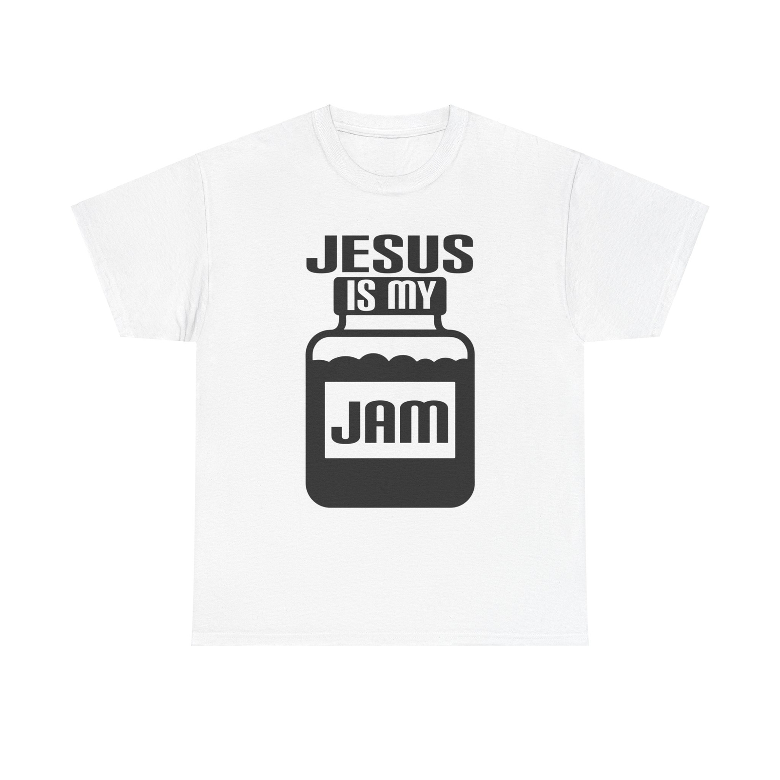 Jesus Is My Jam T-Shirt - Christian faith funny pun quote gift cute fun