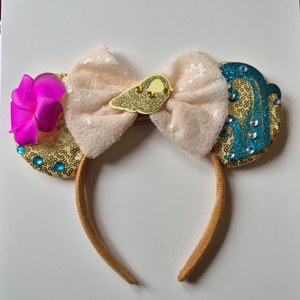 Moana and Hei hei Disney parks headband Minnie Mikey Mouse ears bow Hairband — 第 4/4 张图片