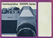 Mamiya/Sekor 500 DTL Series Instruction Manual  Certificate of Warranty