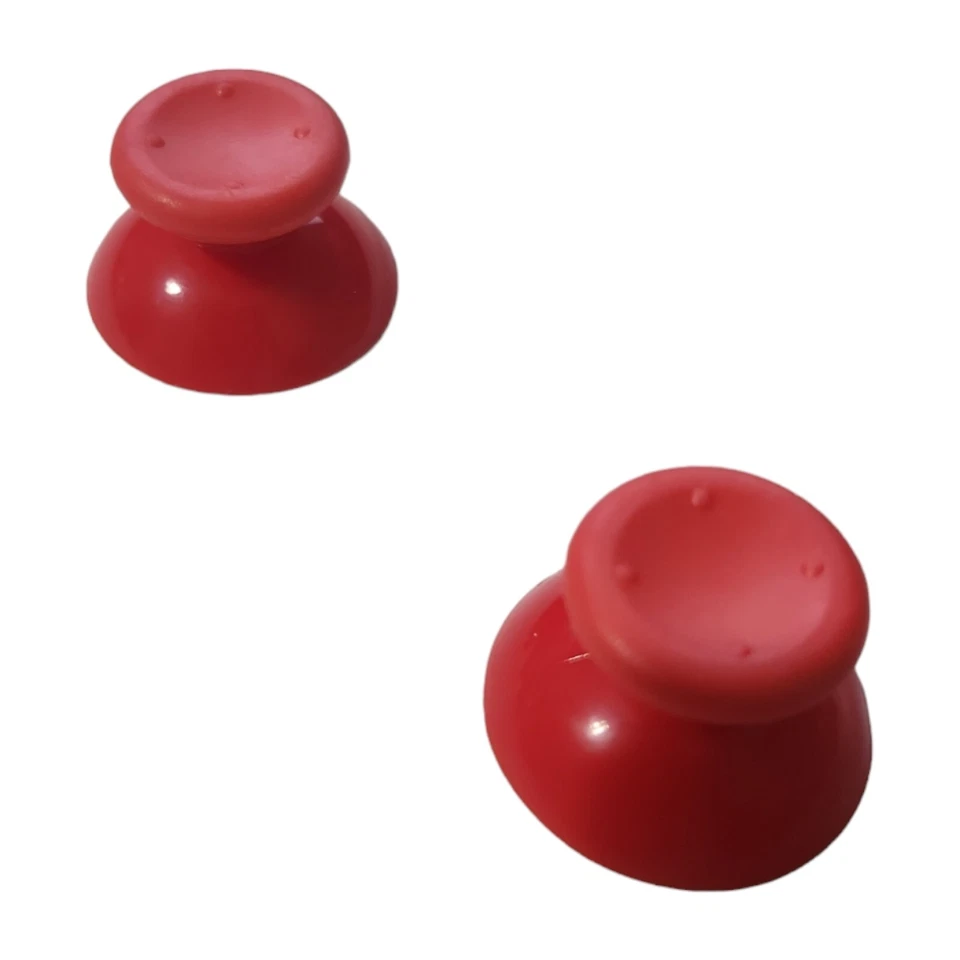 2 Xbox 360 Thumbsticks Red Joysticks Analog Cover Sticks Grip Cap Axis Replace - Image 4 of 4