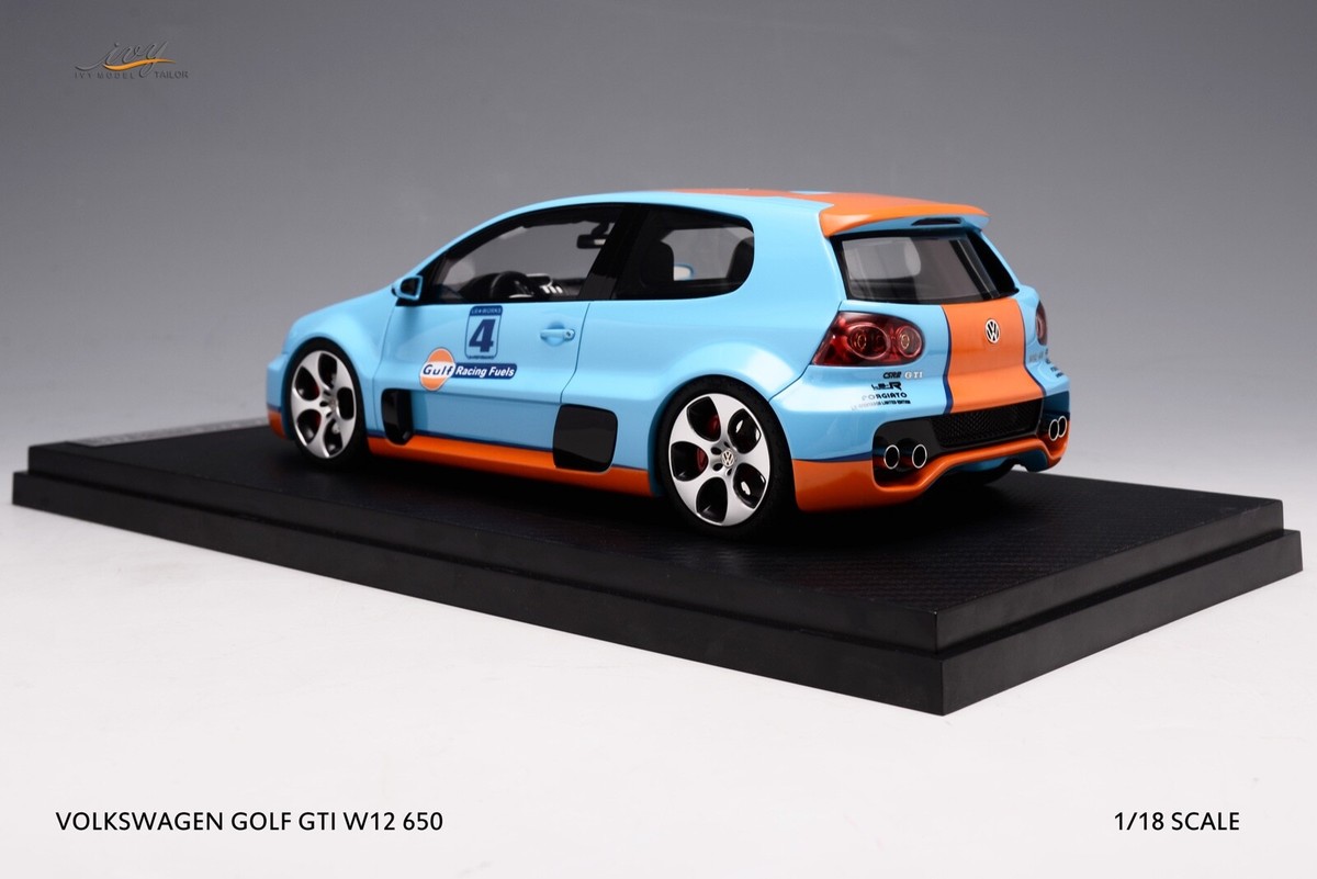1/18 Ivy Models VW Volkswagen Golf GTI W12 650 in Gulf