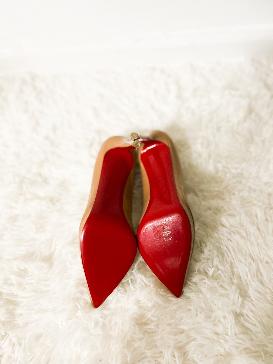 Authentic Christian Louboutin Pigalle Plato 100 Patent leather