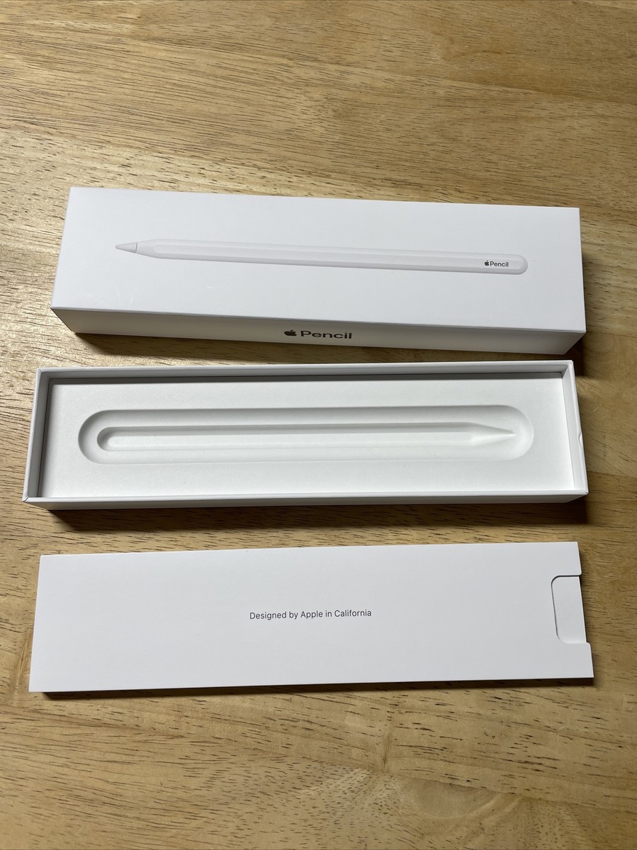 Apple Pencil (ホワイト) 本体 + 元箱 人気激安 Apple Pencil第2世代 元箱付き ホワイト やすくっ iPad