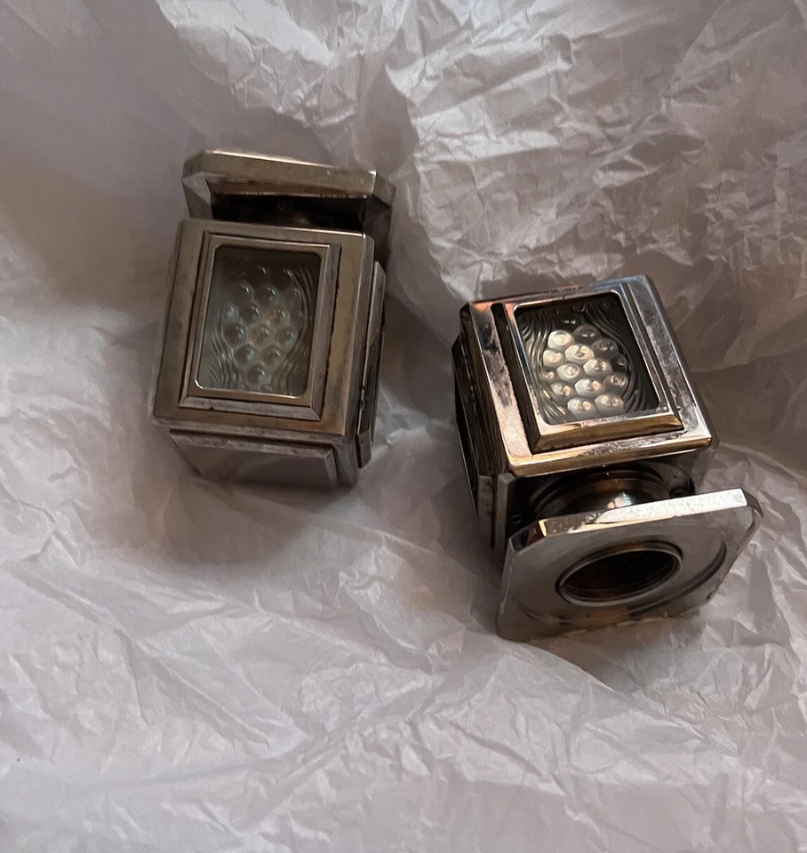 Lalique THG Paris  Metropolis Glass & Polished Nickel Handles & Trim, France. - Image 2 of 4