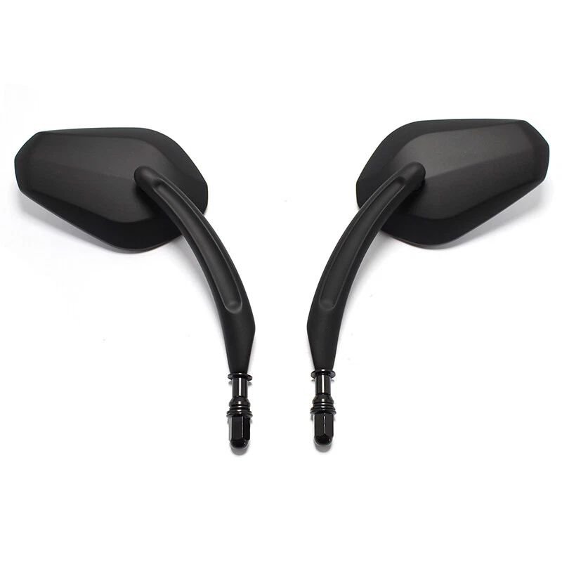 Espejos retrovisores negros para motocicleta Harley Davidson Street Glide Road King EE. UU. Foto 2 de 4