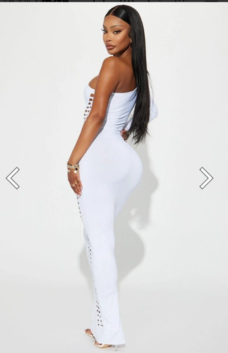 Show Me Off Maxi Dress - White