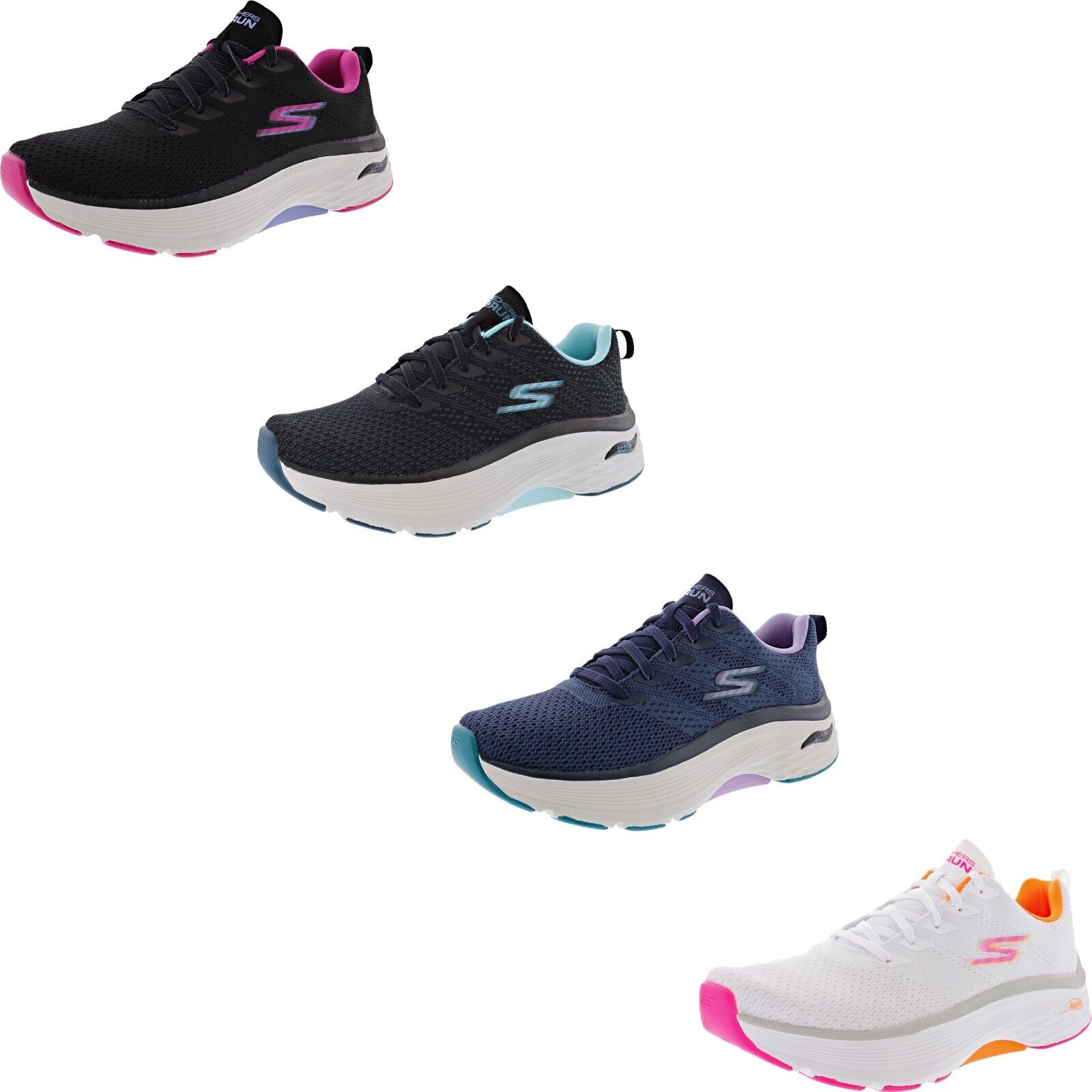 SKECHERS WOMEN&#039;S MAX ARCH FIT GOODYEAR PERFORMANCE SHOES | eBay