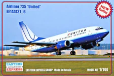 Eastern Express 1/144 Boeing 737-500 United Airlines Civil Airliner
