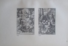 Lucas van Leyden: Das Abendmahl - Christus als Gethsemane - Kunstblatt aus 1924