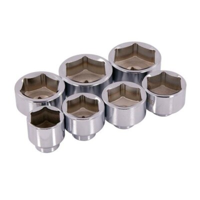 7pc 1cm Drive Ölfilter Steckschlüssel-satz Universal Größe Garage Pro Set 4280