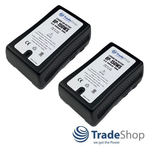2x Li-Ion Akku 150Wh 10400mAh für Sony DSR-1 DSR-300A DSR-300AP DSR-300F - Bild 2 von 5